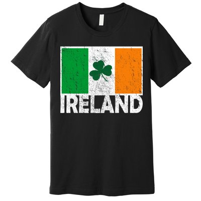 Distressed Ireland Vintage Flag Premium T-Shirt