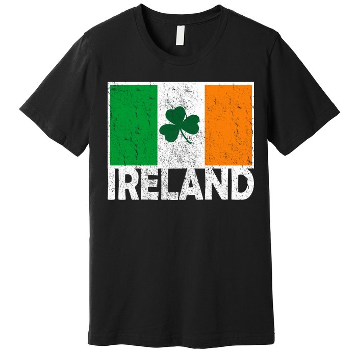 Distressed Ireland Vintage Flag Premium T-Shirt