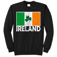 Distressed Ireland Vintage Flag Tall Sweatshirt