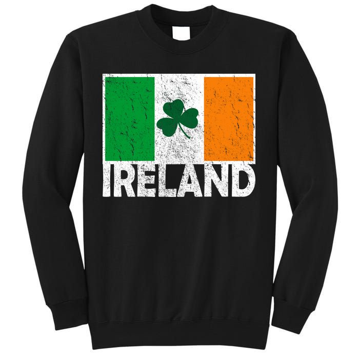 Distressed Ireland Vintage Flag Tall Sweatshirt