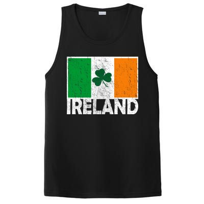 Distressed Ireland Vintage Flag PosiCharge Competitor Tank