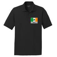 Distressed Ireland Vintage Flag PosiCharge RacerMesh Polo