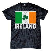 Distressed Ireland Vintage Flag Tie-Dye T-Shirt