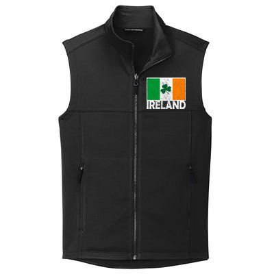 Distressed Ireland Vintage Flag Collective Smooth Fleece Vest