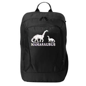 Distressed Mamasaurus Mom Mama Mother Dinosaur City Backpack