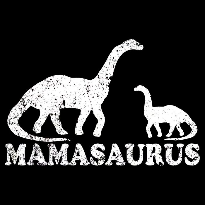 Distressed Mamasaurus Mom Mama Mother Dinosaur Impact Tech Backpack