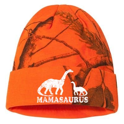 Distressed Mamasaurus Mom Mama Mother Dinosaur Kati Licensed 12" Camo Beanie