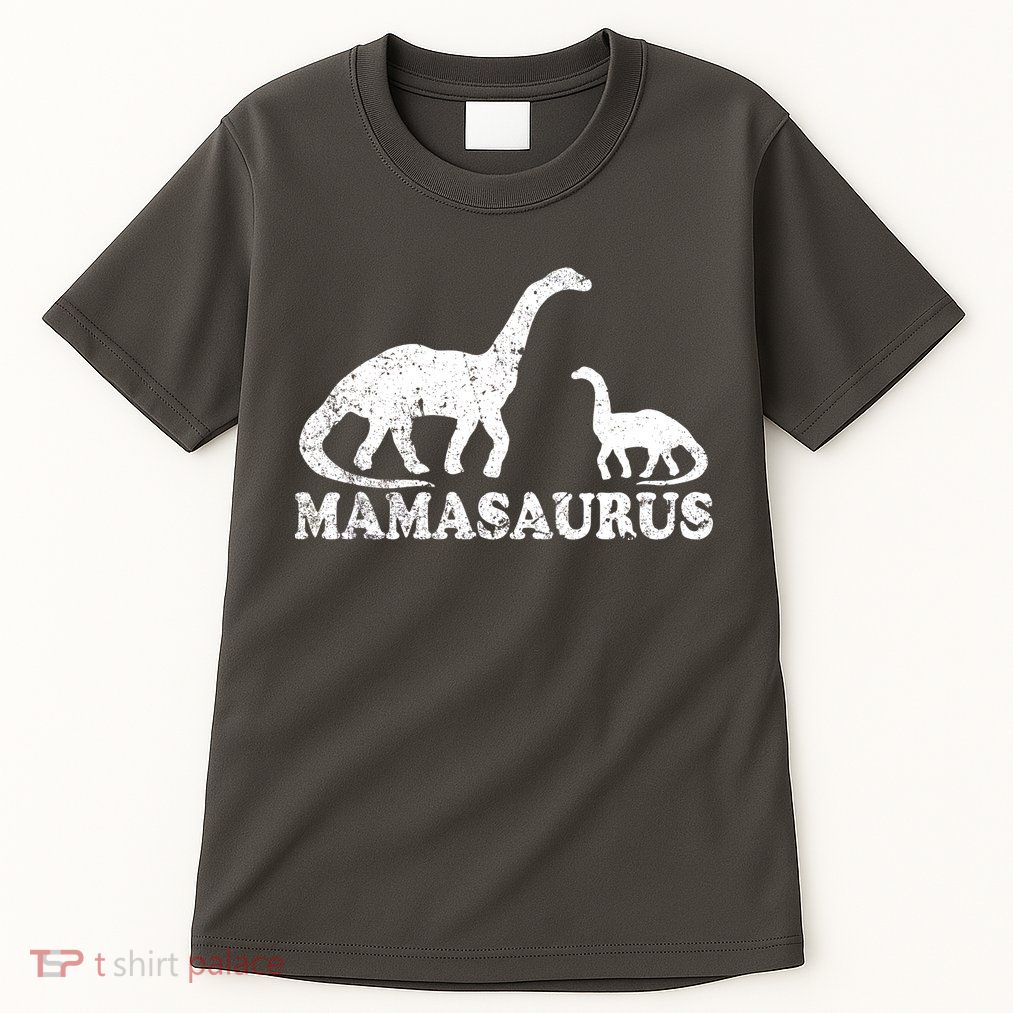 Distressed Mamasaurus Mom Mama Mother Dinosaur Tall T-Shirt