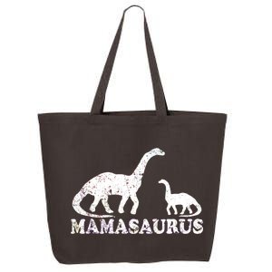 Distressed Mamasaurus Mom Mama Mother Dinosaur 25L Jumbo Tote