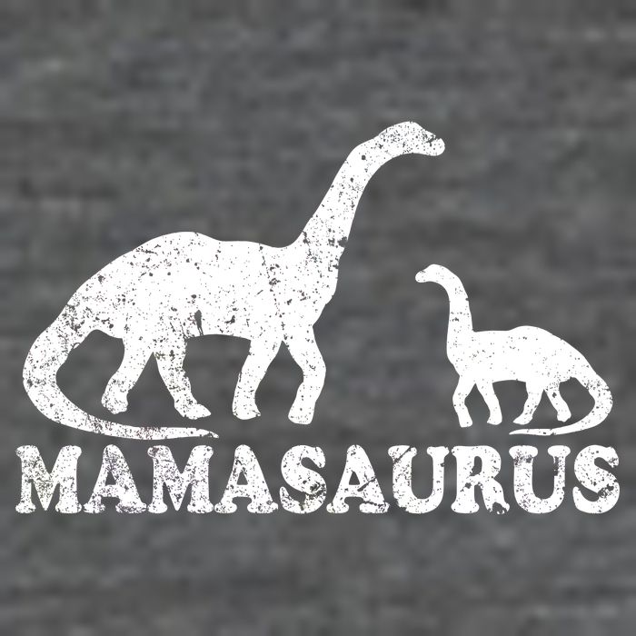 Distressed Mamasaurus Mom Mama Mother Dinosaur Baby Bodysuit