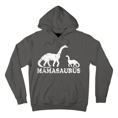 Distressed Mamasaurus Mom Mama Mother Dinosaur Tall Hoodie