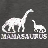Distressed Mamasaurus Mom Mama Mother Dinosaur Vector Backpack