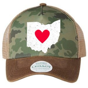 Distressed Ohio State Love Legacy Tie Dye Trucker Hat