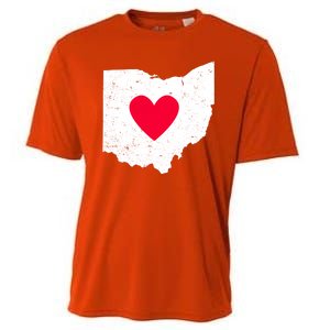 Distressed Ohio State Love Cooling Performance Crew T-Shirt