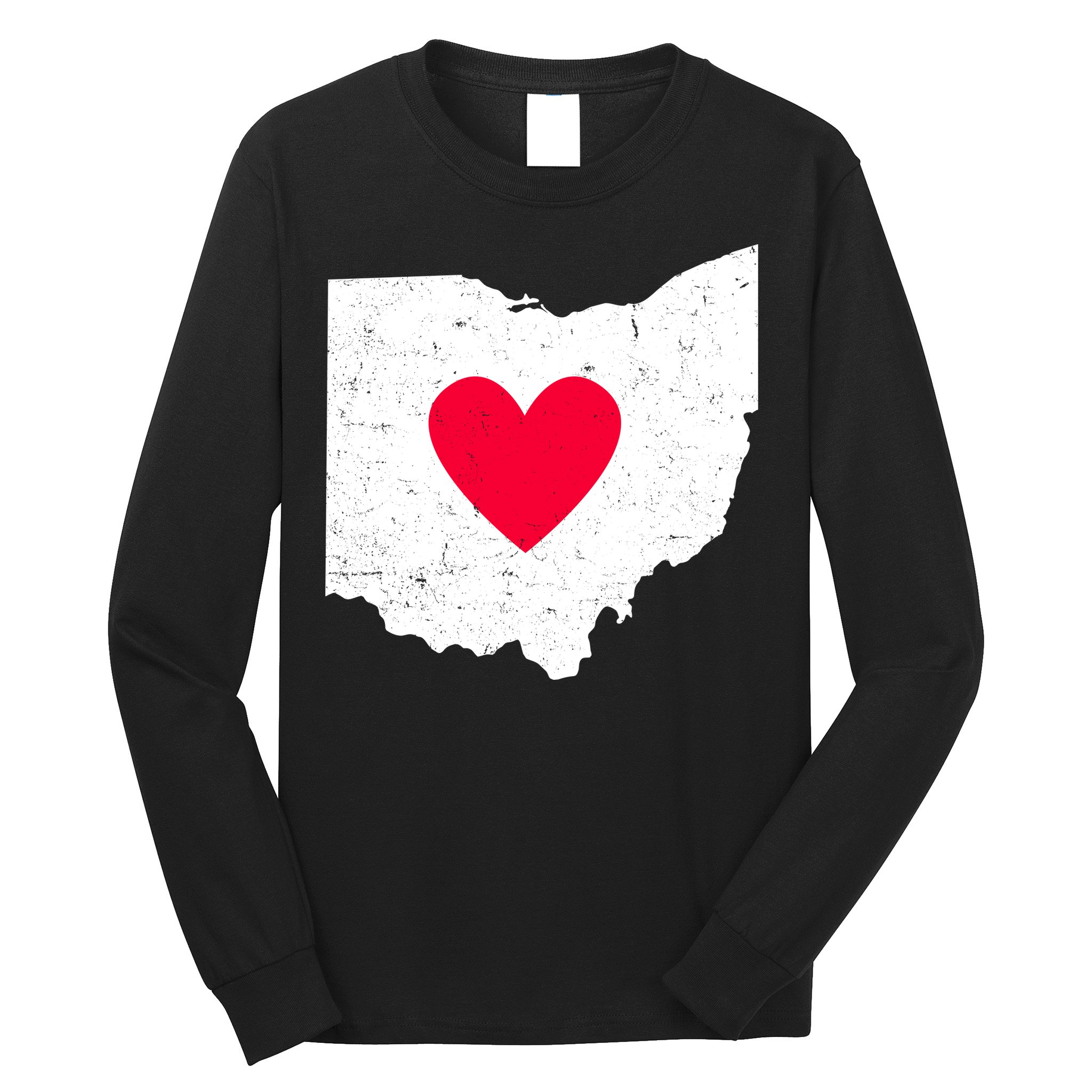 Distressed Ohio State Love Long Sleeve Shirt