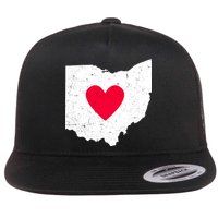 Distressed Ohio State Love Flatbill Hat