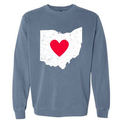 Distressed Ohio State Love Garment-Dyed Sweatshirt