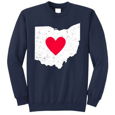 Distressed Ohio State Love Sweatshirt