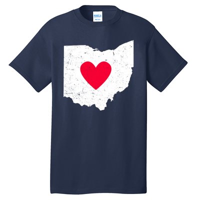 Distressed Ohio State Love Tall T-Shirt