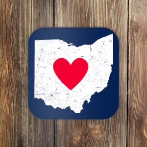 Distressed Ohio State Love Coaster