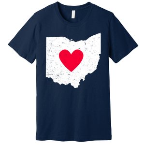 Distressed Ohio State Love Premium T-Shirt