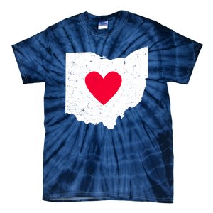 Distressed Ohio State Love Tie-Dye T-Shirt