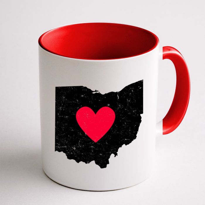 Distressed Ohio State Love Coffee Mug