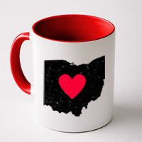 Distressed Ohio State Love Coffee Mug