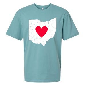 Distressed Ohio State Love Sueded Cloud Jersey T-Shirt