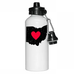 Distressed Ohio State Love Aluminum Water Bottle