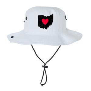 Distressed Ohio State Love Legacy Cool Fit Booney Bucket Hat