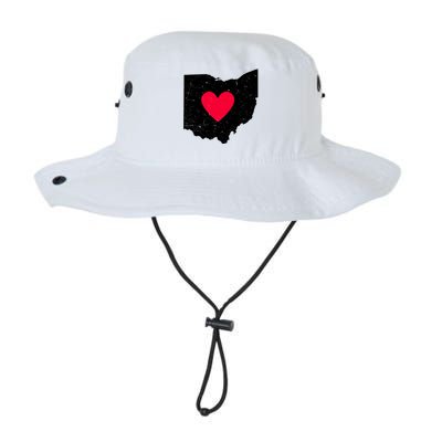 Distressed Ohio State Love Legacy Cool Fit Booney Bucket Hat