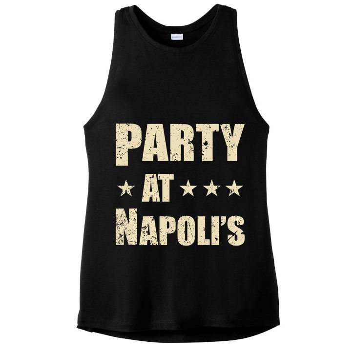 Distressed Party at Napoli's Ladies PosiCharge Tri-Blend Wicking Tank