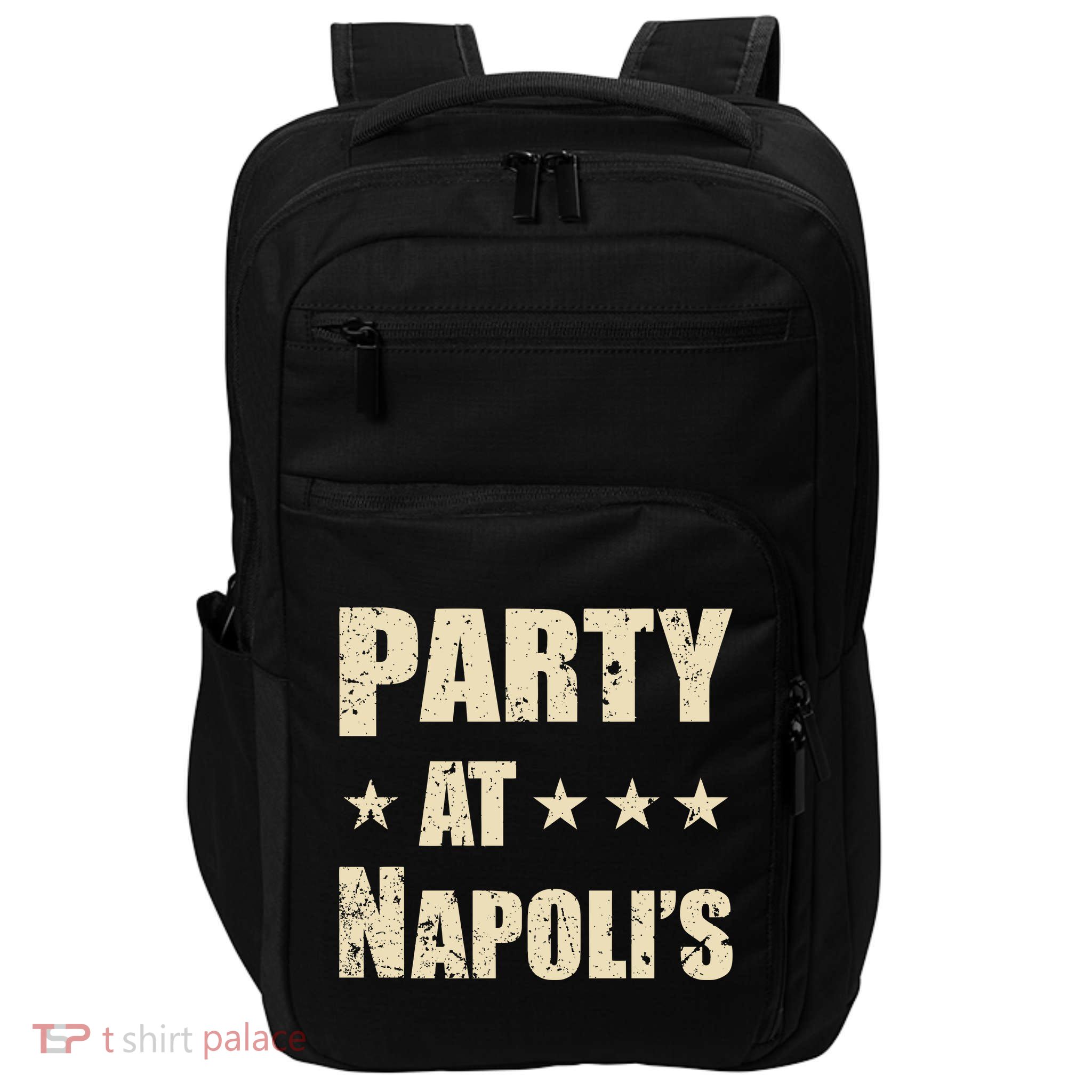 Distressed Party at Napoli's Impact Tech Backpack