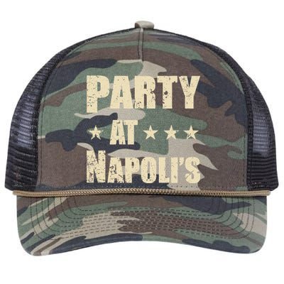 Distressed Party at Napoli's Retro Rope Trucker Hat Cap