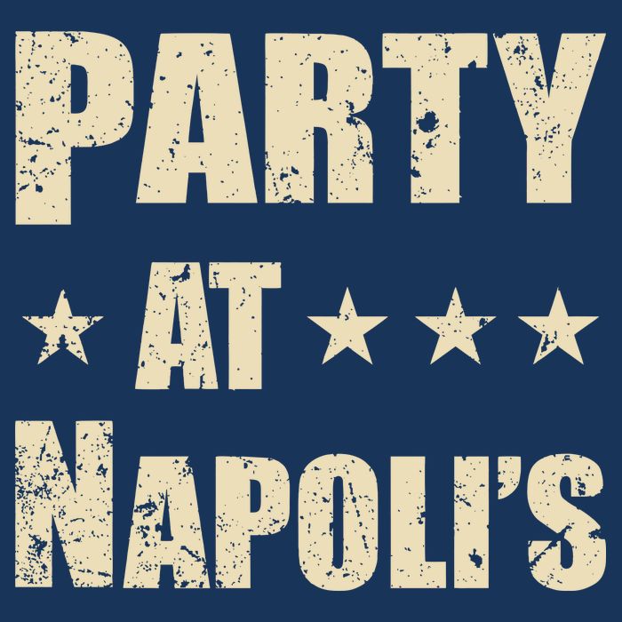 Distressed Party at Napoli's Cool Comfort Performance Bucket Hat