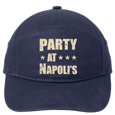 Distressed Party at Napoli's 7-Panel Snapback Hat