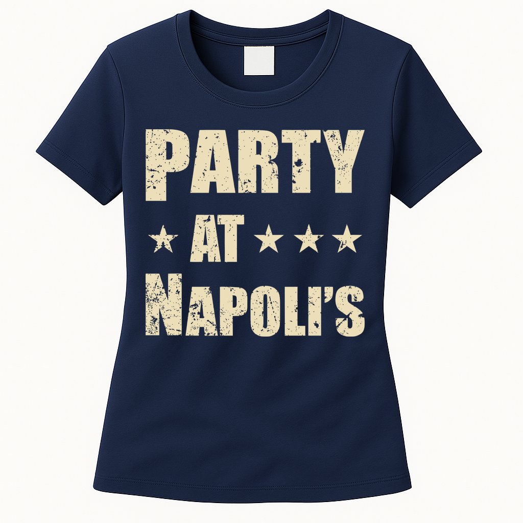 Distressed Party at Napoli's Womens T-Shirt