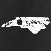 Distressed Red For Ed Teacher North Carolina Hat