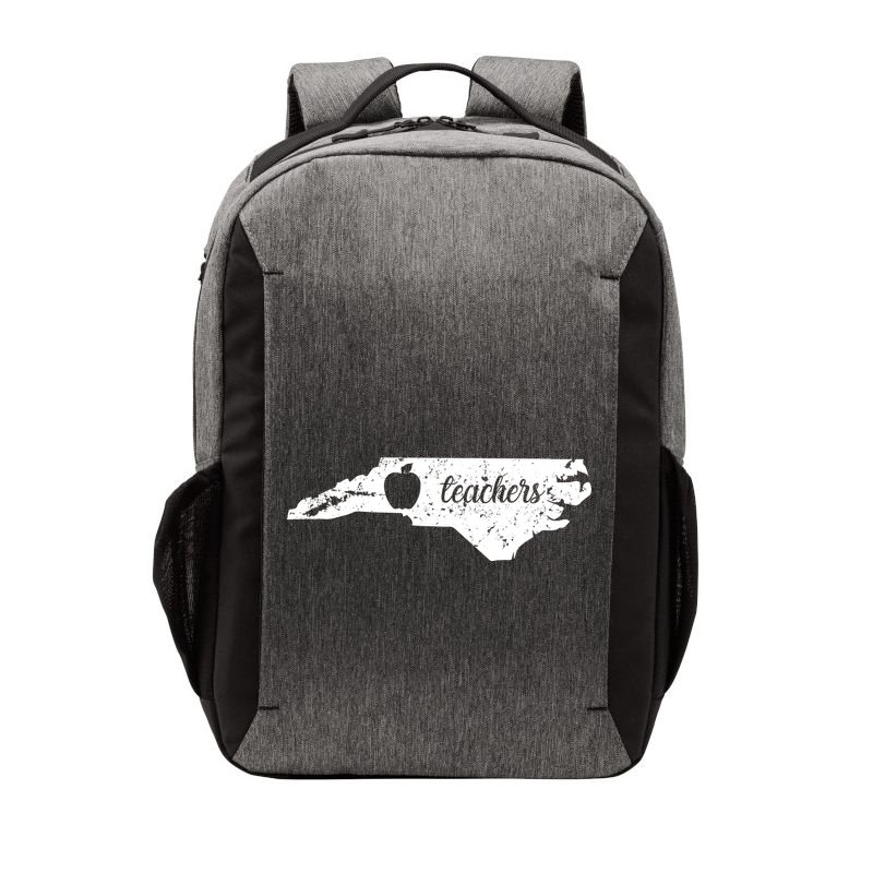 Distressed Red For Ed Teacher North Carolina Vector Backpack