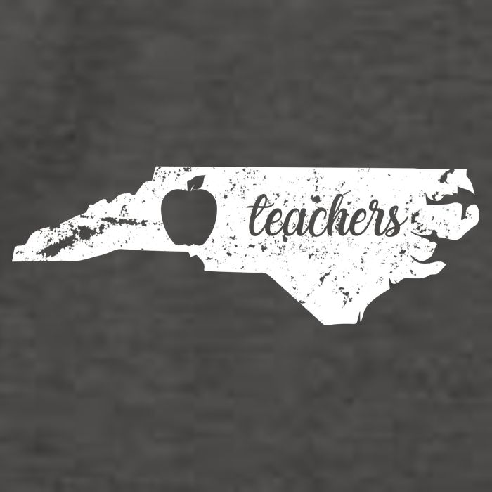 Distressed Red For Ed Teacher North Carolina Vector Backpack