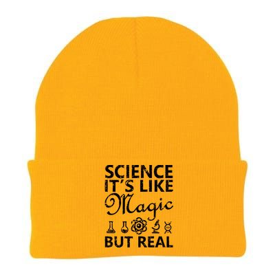 Distressed Science It's Like Magic But Real March For Science Knit Cap Winter Beanie