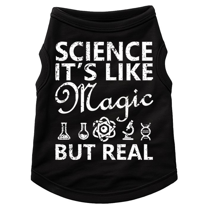 Distressed Science It's Like Magic But Real March For Science Doggie Tank
