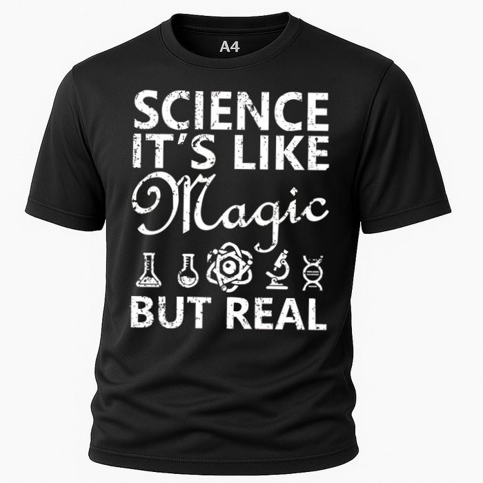 Distressed Science It's Like Magic But Real March For Science Performance Shirt
