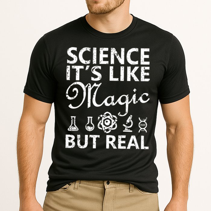 Distressed Science It's Like Magic But Real March For Science Performance Shirt