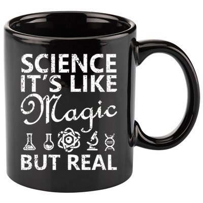 Distressed Science It's Like Magic But Real March For Science 11oz C Handle Ceramic Mug