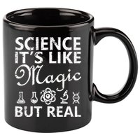Distressed Science It's Like Magic But Real March For Science 11oz C Handle Ceramic Mug