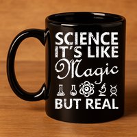 Distressed Science It's Like Magic But Real March For Science 11oz C Handle Ceramic Mug
