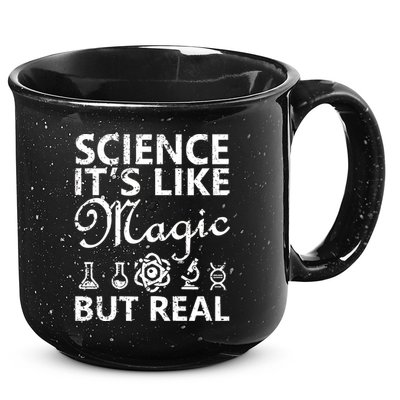Distressed Science It's Like Magic But Real March For Science 15oz Campfire Ceramic Mug