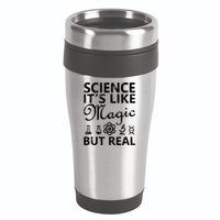 Distressed Science It's Like Magic But Real March For Science 16oz Travel Tumbler